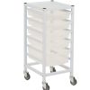 Compact Small Medical Trolley - Clear